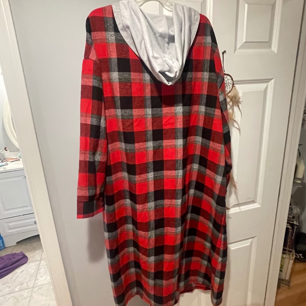 Checkered duster never worn